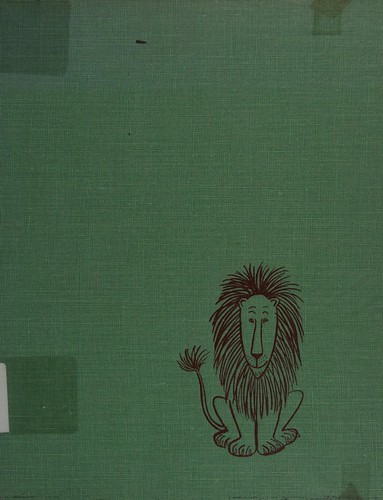 The happy lion in Africa