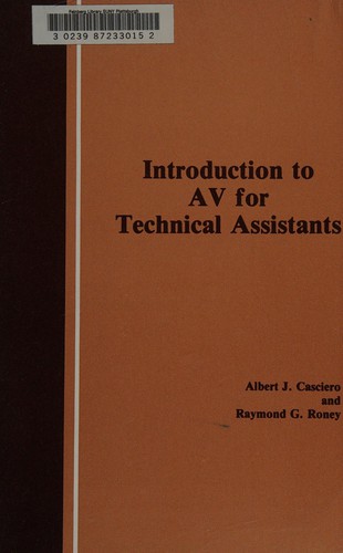 Introduction to AV for technical assistants