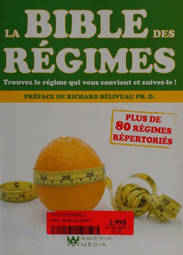 La bible des régimes
