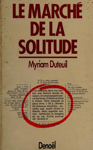 Le marché de la solitude