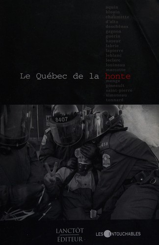 Le Québec de la honte