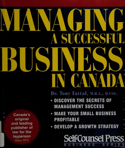 Managing a Successful Business in Canada