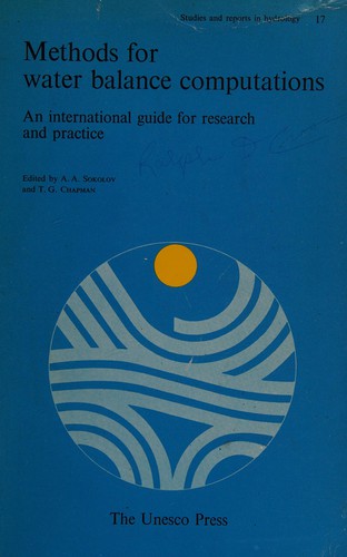 Methods for water balance computations