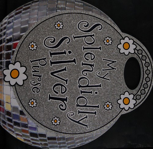 My splendidly silver purse