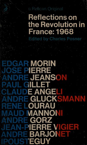Reflections on the revolution in France: 1968