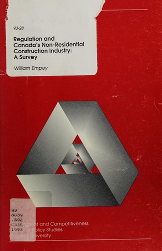 Regulation and Canada's non-residential construction industry