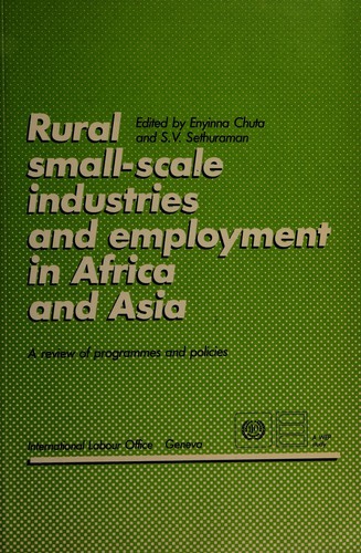 Rural small-scale industries and employment in Africa and Asia