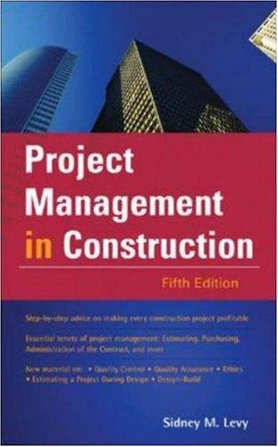 Project Management in Construction (McGraw-Hill Professional Engineering)