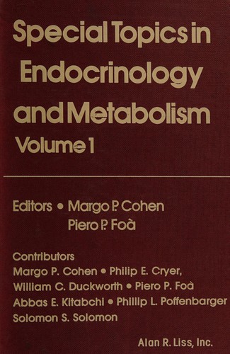 Special topics in endocrinology and metabolism