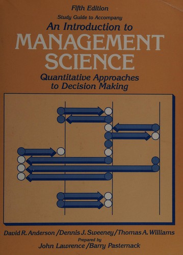 Study guide to accompany An introduction to management science