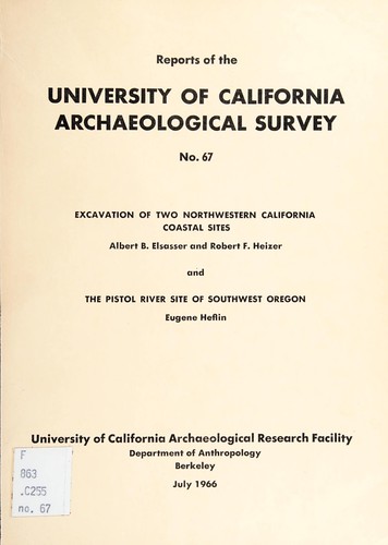 Excavation of two northwestern California coastal sites