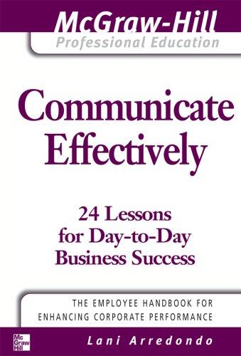 Commuicate Effectively