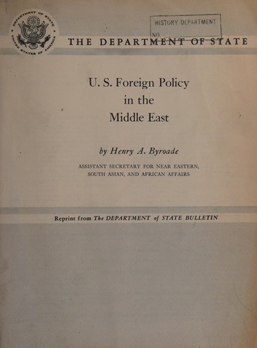 U.S. foreign policy in the Middle East