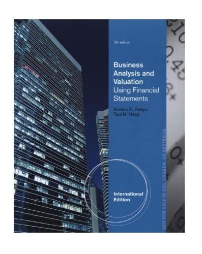 Business Analysis and Valuation
