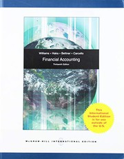 Financial Accounting. Jan R. Williams ... [Et Al.]