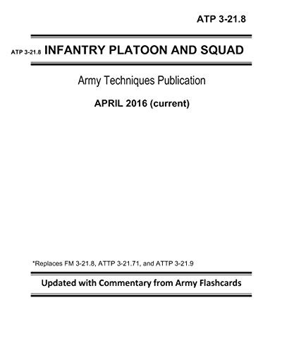 ATP 3-21.8 | Infantry Platoon and Squad | Army Techniques Publication | April 2016  | Replaces FM 3-21.8, ATTP 3-21.71, and ATTP 3-21.9 | Updated with commentary from Army Flashcards