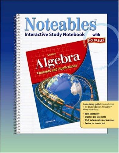 Algebra: Concepts and Applications, Noteables