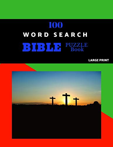 100 Word Search Bible Puzzle Book Large Print