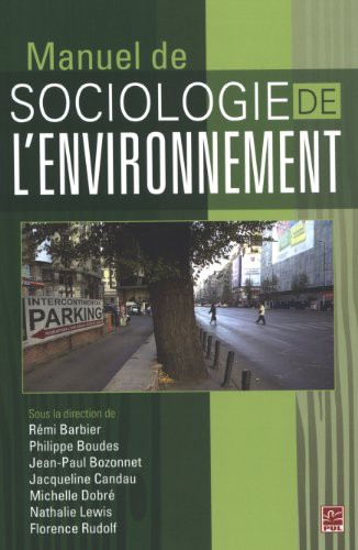 MANUEL DE SOCIOLOGIE DE L'ENVIRONNEMENT