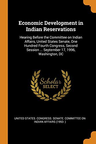Economic Development in Indian Reservations