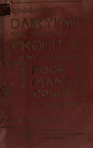 Dairying for profit