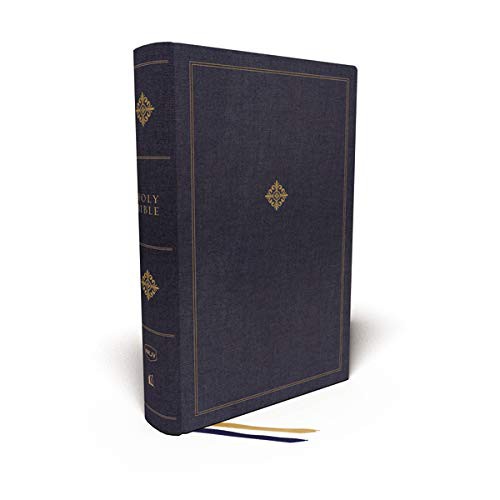 NKJV, Single-Column Wide-Margin Reference Bible, Cloth over Board, Red Letter, Comfort Print