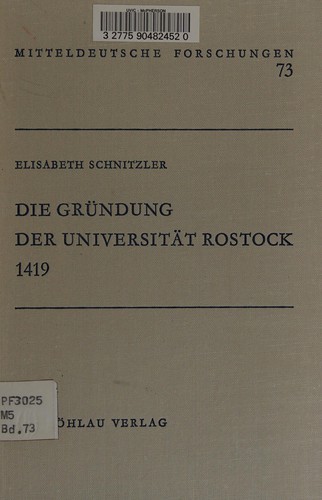 Die Gründung der Universität Rostock 1419