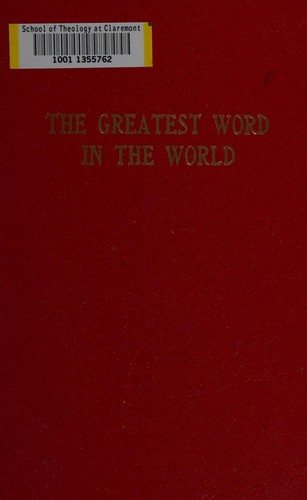 The greatest word in the world