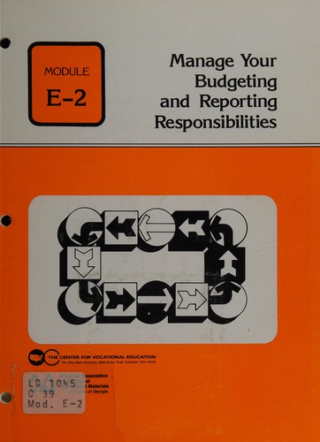 Manage your budgeting and reporting responsibilities