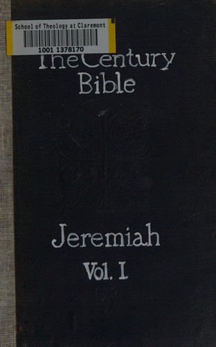 Jeremiah [and Lamentations] ...