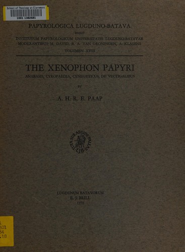 The Xenophon papyri