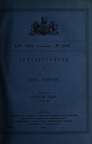 Specification of John Newton