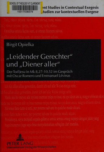 "Leidender Gerechter" und "Diener aller"