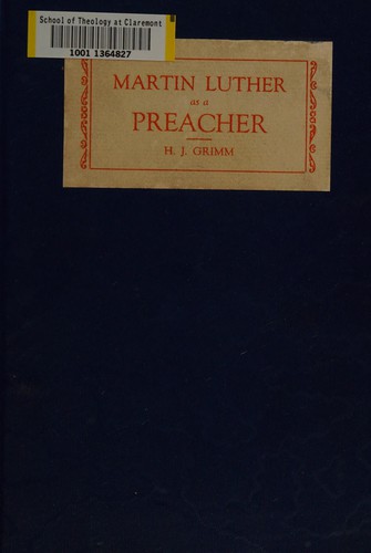 Martin Luther as a preacher