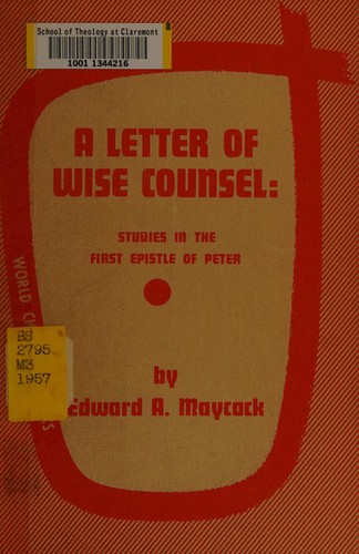 A letter of wise counsel