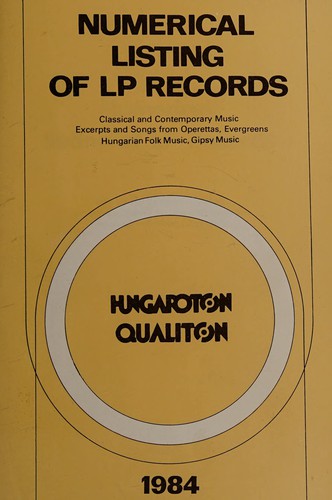 Numerical listing of LP records