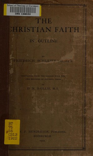 The Christian faith in outline