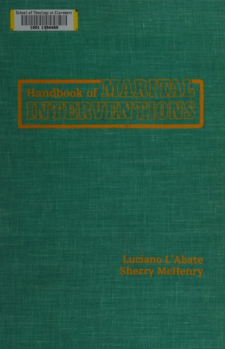 Handbook of marital interventions