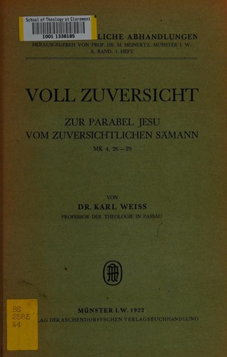 Voll Zuversicht!