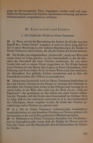 Die Einheit der Kirche