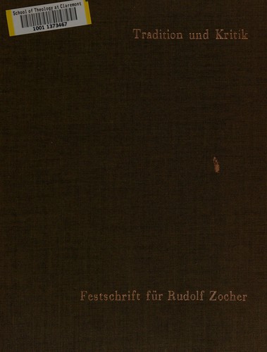 Tradition und Kritik