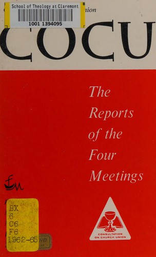 COCU, the official reports of the four meetings of the Consultation