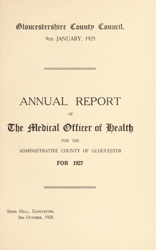 [Report 1927]