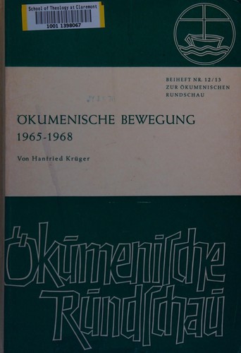 Oekumenische Bewegung 1965-1968