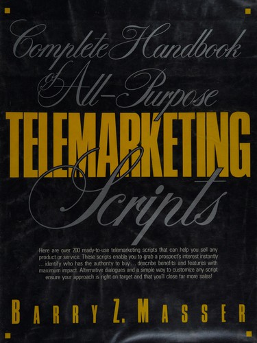 Complete handbook of telemarketing scripts