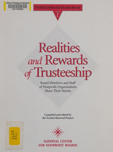 Realities and rewards of trusteeship