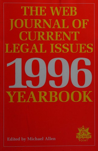 The Web Journal of Current Legal Issues Yearbook