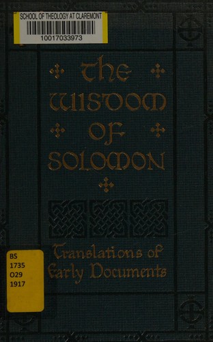 The wisdom of Solomon