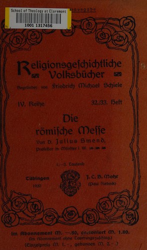 Die römische messe