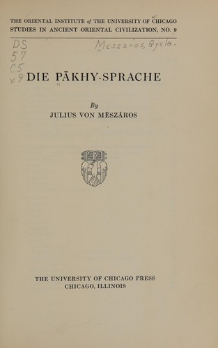Die päkhy-sprache